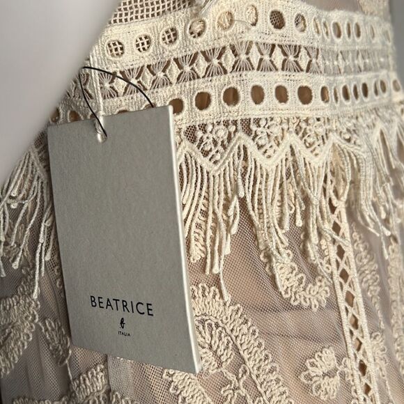 Anthropologie Beatrice B Allover Lace Midi Dress - Picture 9 of 12